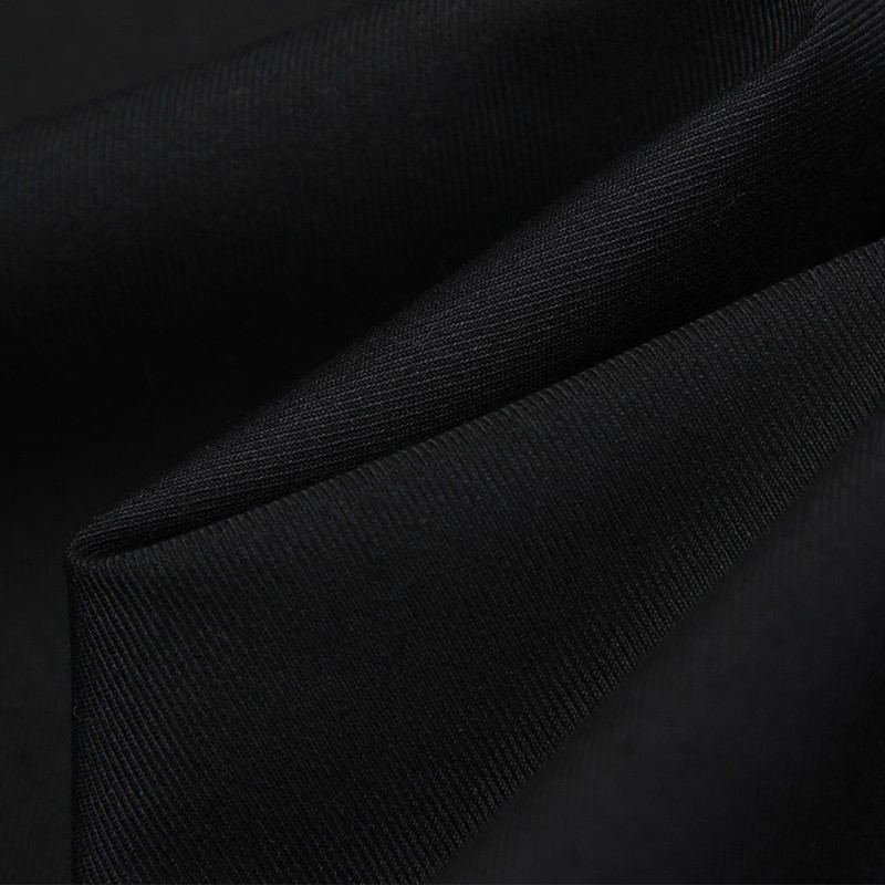 WEWE/唯唯 夏季新品黑色宽松时尚A字连体裤背带裤4