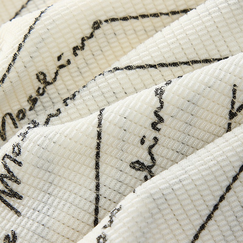 WEWE/唯唯 秋季条纹个性字母修身针织打底衫4